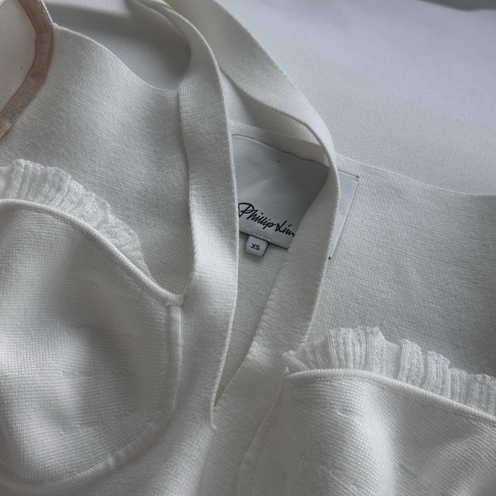 Phillip Lim 3.0 halter neck pointelle top - Picture 2 of 5